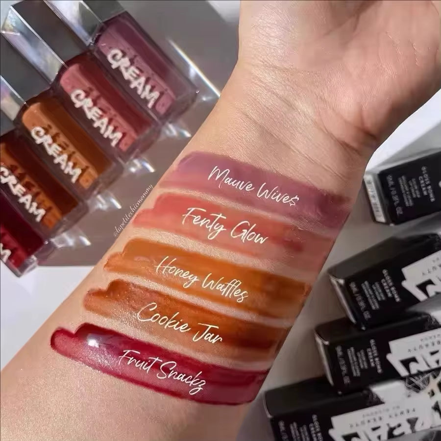 BEAUTY Lip Balm Lipstick Long Lasting Glitter Bling Moisturizing Lips Plumper Nourish Makeup Lip Care Gloss Cosmetics Gift